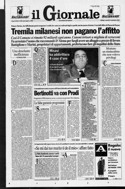 Il giornale : quotidiano del mattino